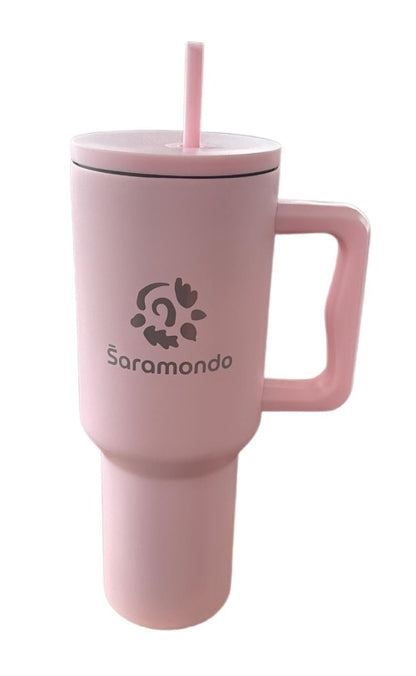Thermoses with handle and straw - Šaramondo