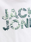 Jack & Jones Junior Bio-T-Shirt mit Pigmentprint (weiß)