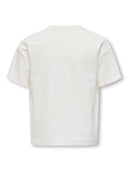 Only Girls — T-Shirt "Not Lazy" mit Bärchen | Off White