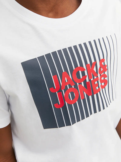 JACK&amp;JONES JUNIOR JJECORP Logo – Kurzarm-T-Shirt für Kinder (Normale Passform)