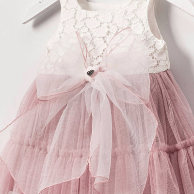 Cumino Kirschkleid für Mädchen 9-12-18-24 Monate