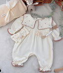 Gift set "Zeko Elegance" – 100% organic cotton jumpsuit (sizes: 56-68)