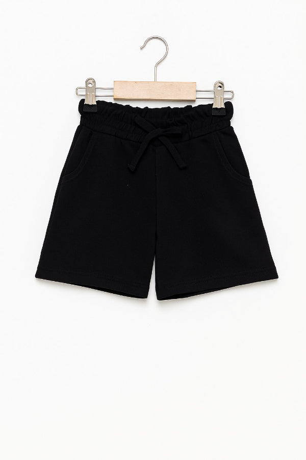 Girls' shorts – Cotton, sizes 116–134