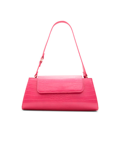 Call It Spring Handtasche in Krokodiloptik – rosa