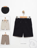 Children's cotton shorts – Black, Beige, Grey-beige (EU 140–164)