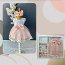 Festive baptism set for girls - 5-piece, number 56