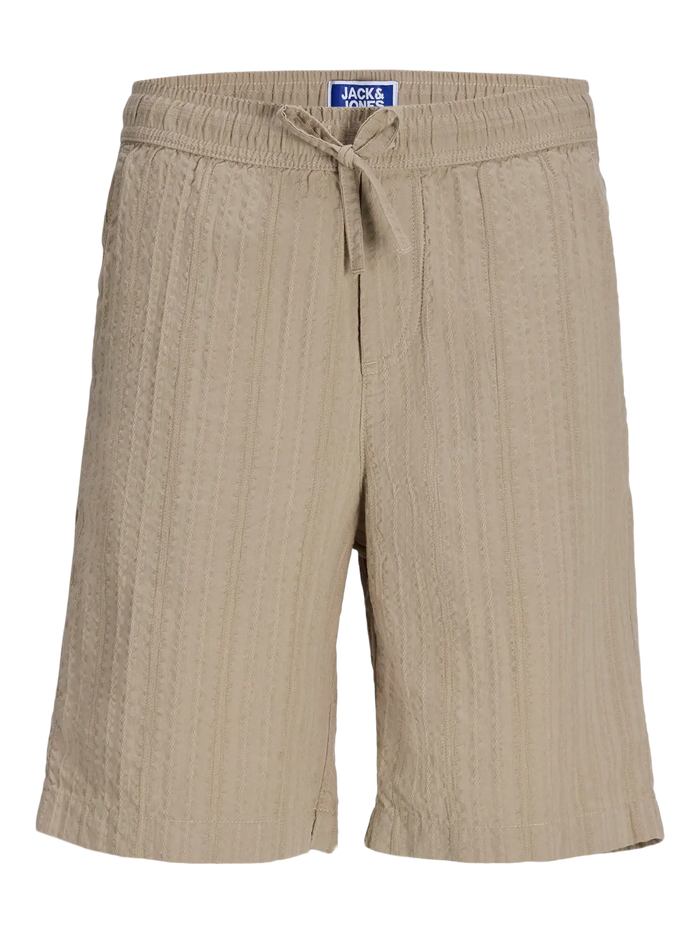 Jack and Jones Junior jogger kratke hlače od seersucker tkanine