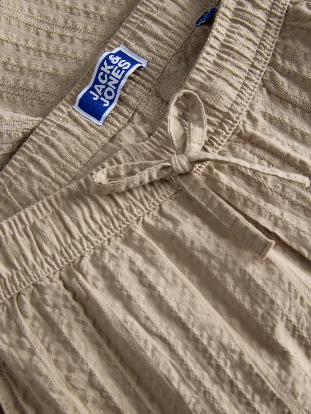 Jack & Jones Junior jogger shorts od seersucker tkanine