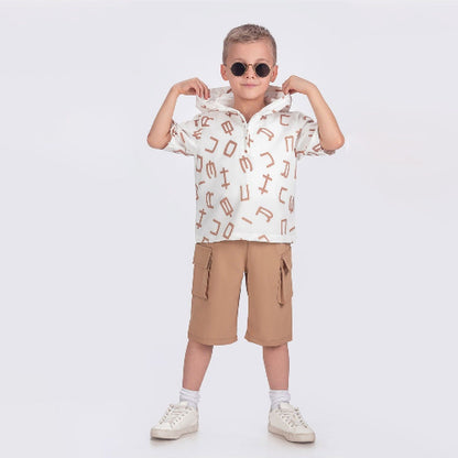 Jungen Set - 2-teiliges Set mit Hoodie und Cargoshorts