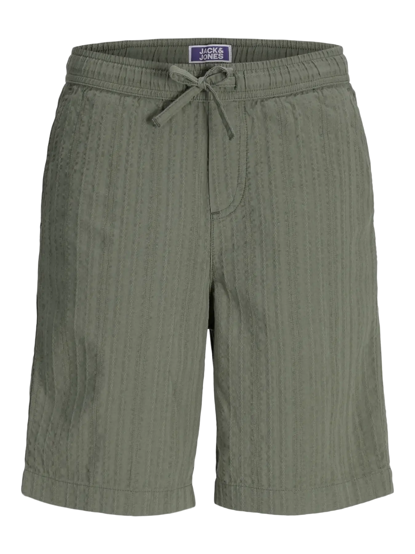 Jack & Jones Junior Jogging-Shorts aus Seersucker-Stoff