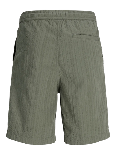 Jack & Jones Junior Jogging-Shorts aus Seersucker-Stoff