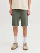 Jack & Jones Junior Jogging-Shorts aus Seersucker-Stoff