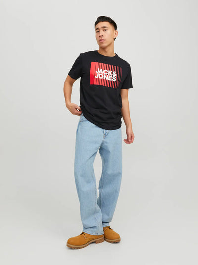 JACK &amp; JONES JUNIOR JJECORP Logo – Kurzarm-T-Shirt für Kinder (Normale Passform)