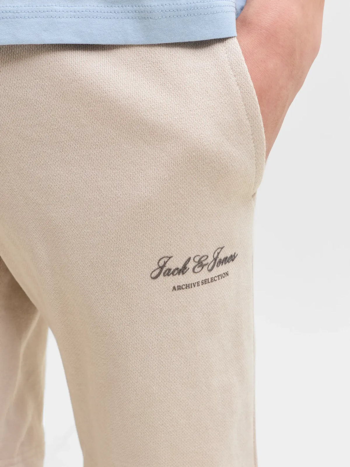 Jack & Jones Junior sweat jogger kratke hlače (Moonbeam)