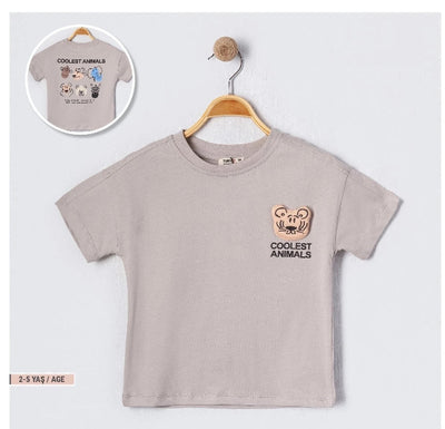 T-Shirt "Coolest Animals" - 100% Baumwolle