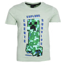 Minecraft 100% cotton short sleeve t-shirt for boys