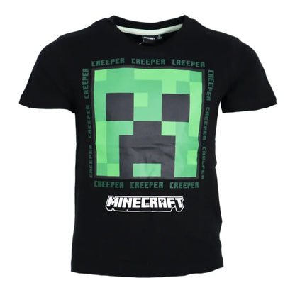 Minecraft-Kurzarm-T-Shirt für Jungen, 100 % Baumwolle