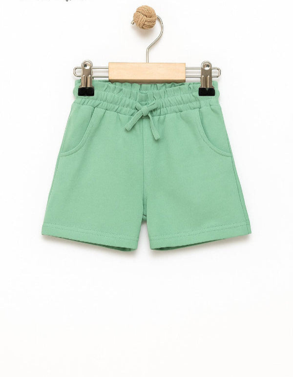 Girls' shorts – Cotton, sizes 116–134