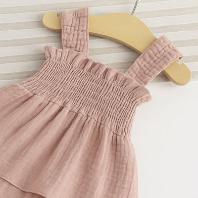Bio-Babystrampler mit Rüschen – BEGI Baby (EU 62–92)