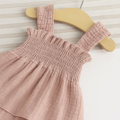 Organski baby romper s volanima – BEGI Baby (EU 62–92)