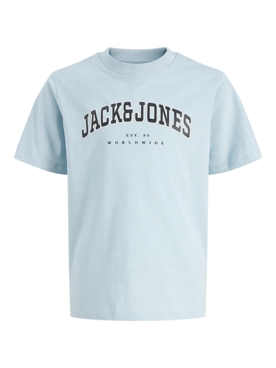 Jack & Jones Junior Print T-Shirt aus gekämmter Baumwolle mit kurzen Ärmeln