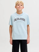 Jack & Jones Junior Print T-Shirt aus gekämmter Baumwolle mit kurzen Ärmeln