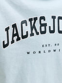 Jack & Jones Junior Print T-Shirt aus gekämmter Baumwolle mit kurzen Ärmeln