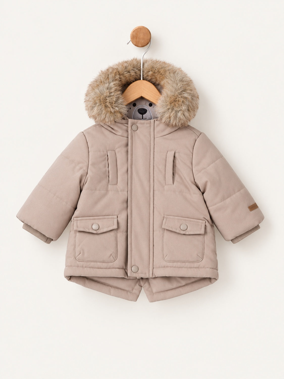 Chicco Waterproof Children's Jacket with Detachable Fur
