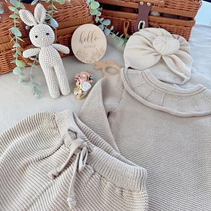 Vauva exclusive gift set "Zeko Elegance" - 100% cotton and timeless style (size: 74-80)