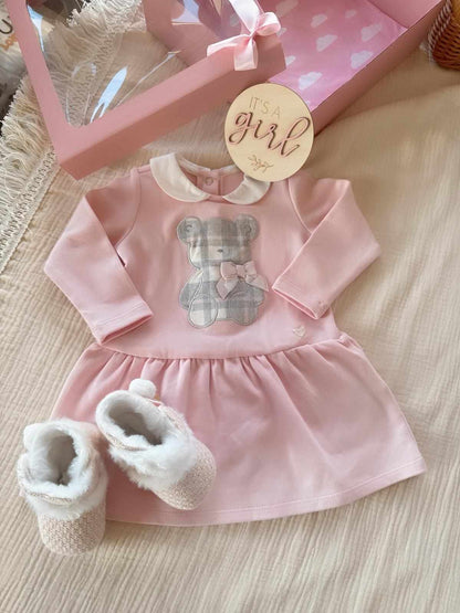 Chicco Baby Elegance – Poklon Set s Haljinicom i Gležnjačama