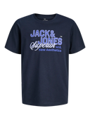 Jack & Jones Junior Bio-T-Shirt mit Pigmentprint