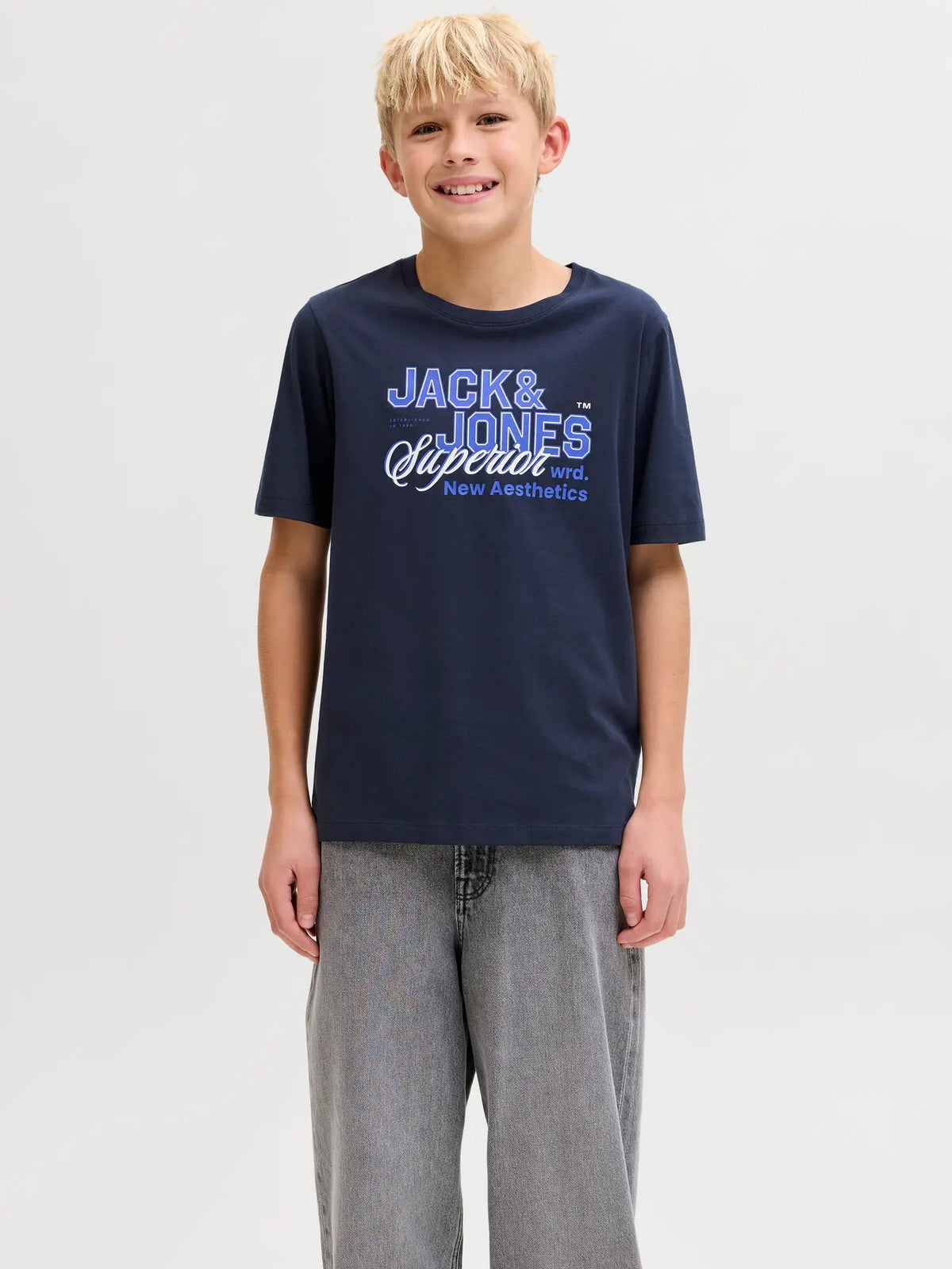 Jack & Jones Junior organska T-shirt majica s pigment printom