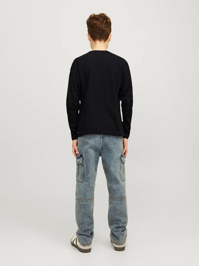JACK&amp;JONES JUNIOR JJECALEB – Kinder-Langarmhemd
