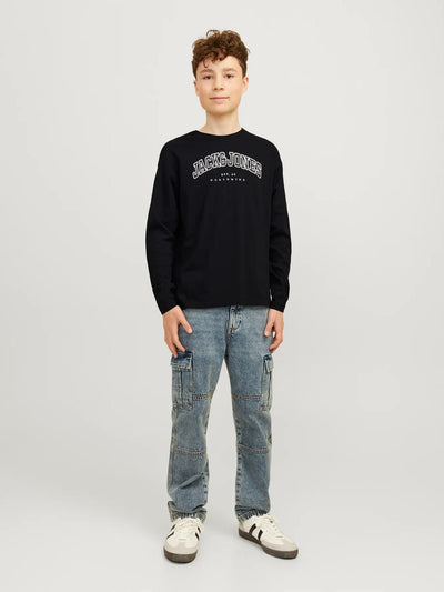 JACK&amp;JONES JUNIOR JJECALEB – Kinder-Langarmhemd