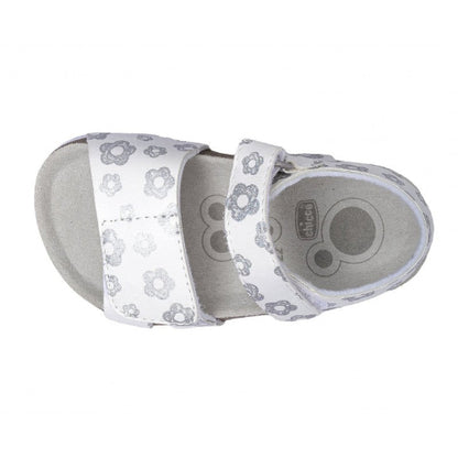 Kindersandalen mit Blumenmuster, Marke Chicco