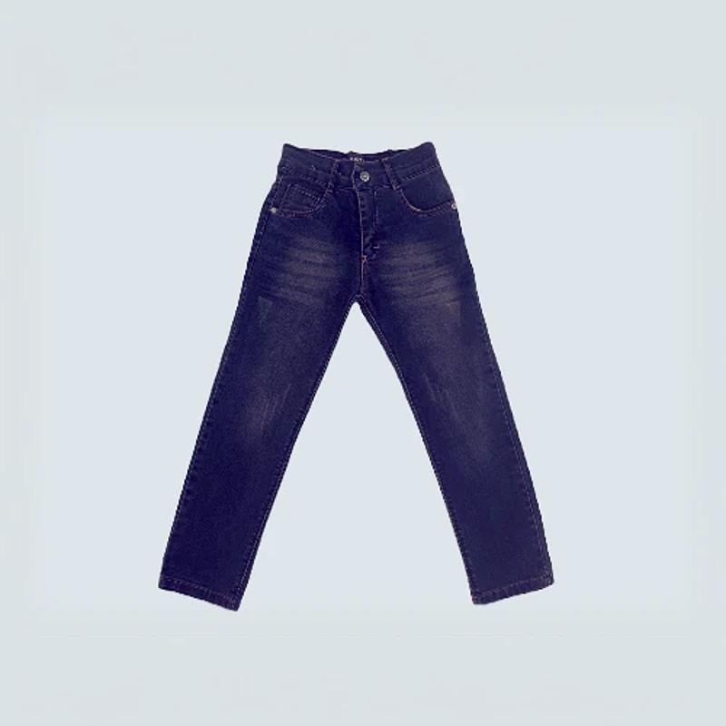 Dunkelblaue Hose aus 100 % Baumwolle