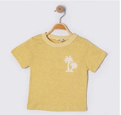 Children's T-shirt with palm tree print – 100% cotton